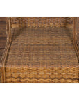 Pair of Burmese Vintage Country Style Woven Rattan and Bamboo Chairs-3. Asian & Chinese Furniture, Art, Antiques, Vintage Home Décor for sale at FEA Home