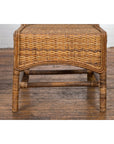 Pair of Burmese Vintage Country Style Woven Rattan and Bamboo Chairs-7. Asian & Chinese Furniture, Art, Antiques, Vintage Home Décor for sale at FEA Home