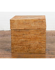 Rustic Vintage Country Style Thai Woven Rattan Lidded Storage Box-10. Asian & Chinese Furniture, Art, Antiques, Vintage Home Décor for sale at FEA Home