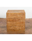 Rustic Vintage Country Style Thai Woven Rattan Lidded Storage Box-2. Asian & Chinese Furniture, Art, Antiques, Vintage Home Décor for sale at FEA Home