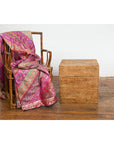 Rustic Vintage Country Style Thai Woven Rattan Lidded Storage Box-6. Asian & Chinese Furniture, Art, Antiques, Vintage Home Décor for sale at FEA Home