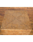 Rustic Vintage Country Style Thai Woven Rattan Lidded Storage Box-7. Asian & Chinese Furniture, Art, Antiques, Vintage Home Décor for sale at FEA Home