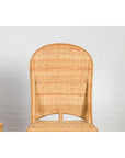 1950s Midcentury Country Style Woven Rattan Rustic Chairs, Pair-3. Asian & Chinese Furniture, Art, Antiques, Vintage Home Décor for sale at FEA Home