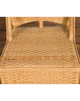 1950s Midcentury Country Style Woven Rattan Rustic Chairs, Pair-4. Asian & Chinese Furniture, Art, Antiques, Vintage Home Décor for sale at FEA Home