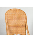 1950s Midcentury Country Style Woven Rattan Rustic Chairs, Pair-6. Asian & Chinese Furniture, Art, Antiques, Vintage Home Décor for sale at FEA Home
