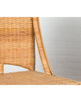 1950s Midcentury Country Style Woven Rattan Rustic Chairs, Pair-7. Asian & Chinese Furniture, Art, Antiques, Vintage Home Décor for sale at FEA Home