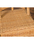 1950s Midcentury Country Style Woven Rattan Rustic Chairs, Pair-9. Asian & Chinese Furniture, Art, Antiques, Vintage Home Décor for sale at FEA Home