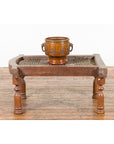 Rustic 19th Century Indian Iron Window Grate Made Into a Table-4. Asian & Chinese Furniture, Art, Antiques, Vintage Home Décor for sale at FEA Home
