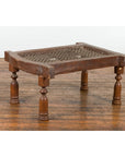 Rustic 19th Century Indian Iron Window Grate Made Into a Table-8. Asian & Chinese Furniture, Art, Antiques, Vintage Home Décor for sale at FEA Home