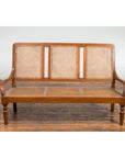 Woven Rattan Antique Settee-2. Asian & Chinese Furniture, Art, Antiques, Vintage Home Décor for sale at FEA Home