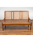 Woven Rattan Antique Settee-4. Asian & Chinese Furniture, Art, Antiques, Vintage Home Décor for sale at FEA Home