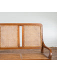 Woven Rattan Antique Settee-6. Asian & Chinese Furniture, Art, Antiques, Vintage Home Décor for sale at FEA Home