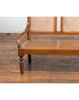 Woven Rattan Antique Settee-7. Asian & Chinese Furniture, Art, Antiques, Vintage Home Décor for sale at FEA Home