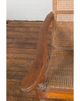 Dutch Colonial Indonesian Cane and Wood Plantation Chair with Extending Arms-13. Asian & Chinese Furniture, Art, Antiques, Vintage Home Décor for sale at FEA Home