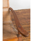 Dutch Colonial Indonesian Cane and Wood Plantation Chair with Extending Arms-14. Asian & Chinese Furniture, Art, Antiques, Vintage Home Décor for sale at FEA Home