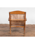 Dutch Colonial Indonesian Cane and Wood Plantation Chair with Extending Arms-19. Asian & Chinese Furniture, Art, Antiques, Vintage Home Décor for sale at FEA Home