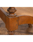 Colonial Cane and Wood Plantation Lounge Chair with Extending Arms-14. Asian & Chinese Furniture, Art, Antiques, Vintage Home Décor for sale at FEA Home
