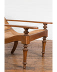 Colonial Cane and Wood Plantation Lounge Chair with Extending Arms-9. Asian & Chinese Furniture, Art, Antiques, Vintage Home Décor for sale at FEA Home