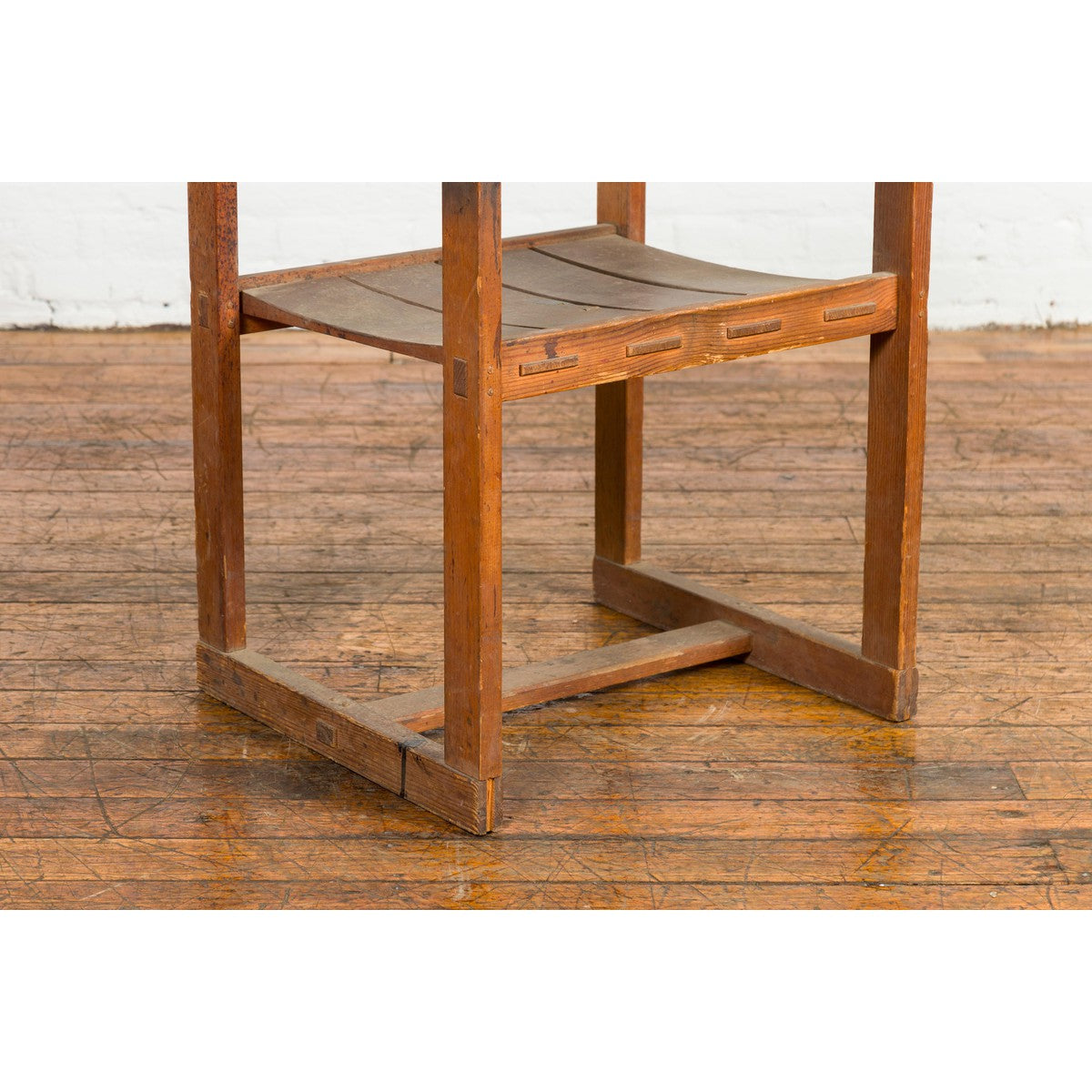 Vintage Asian Desk Chair with Armrests-9. Asian & Chinese Furniture, Art, Antiques, Vintage Home Décor for sale at FEA Home