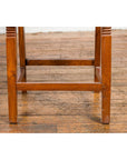 Wooden Side Chairs with Bamboo Slats, Distressed Finish and Tapered Legs, a Pair-7. Asian & Chinese Furniture, Art, Antiques, Vintage Home Décor for sale at FEA Home