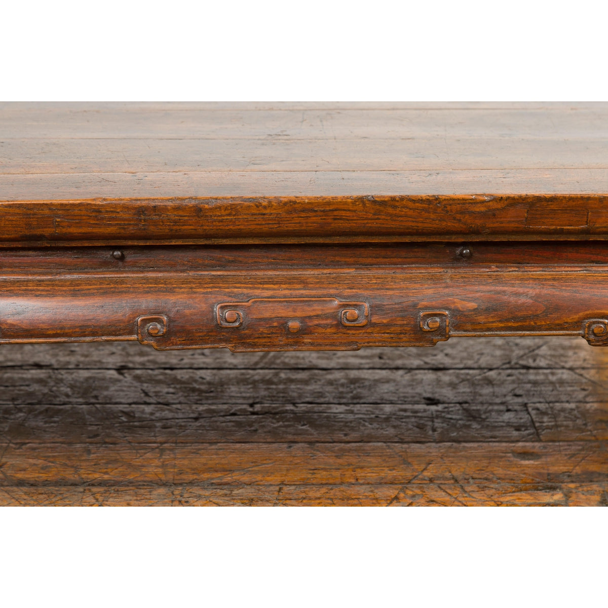 Low Rectangular Antique Coffee Table with Arched Legs-10. Asian & Chinese Furniture, Art, Antiques, Vintage Home Décor for sale at FEA Home