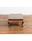 Low Rectangular Antique Coffee Table with Arched Legs-16. Asian & Chinese Furniture, Art, Antiques, Vintage Home Décor for sale at FEA Home