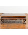 Low Rectangular Antique Coffee Table with Arched Legs-2. Asian & Chinese Furniture, Art, Antiques, Vintage Home Décor for sale at FEA Home