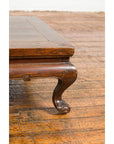 Low Rectangular Antique Coffee Table with Arched Legs-8. Asian & Chinese Furniture, Art, Antiques, Vintage Home Décor for sale at FEA Home