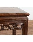 Square Chinese Antique Side Table-10. Asian & Chinese Furniture, Art, Antiques, Vintage Home Décor for sale at FEA Home