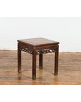 Square Chinese Antique Side Table-12. Asian & Chinese Furniture, Art, Antiques, Vintage Home Décor for sale at FEA Home