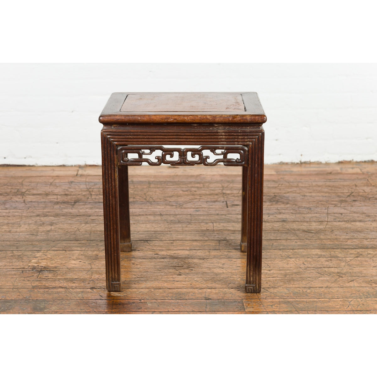Square Chinese Antique Side Table-13. Asian & Chinese Furniture, Art, Antiques, Vintage Home Décor for sale at FEA Home