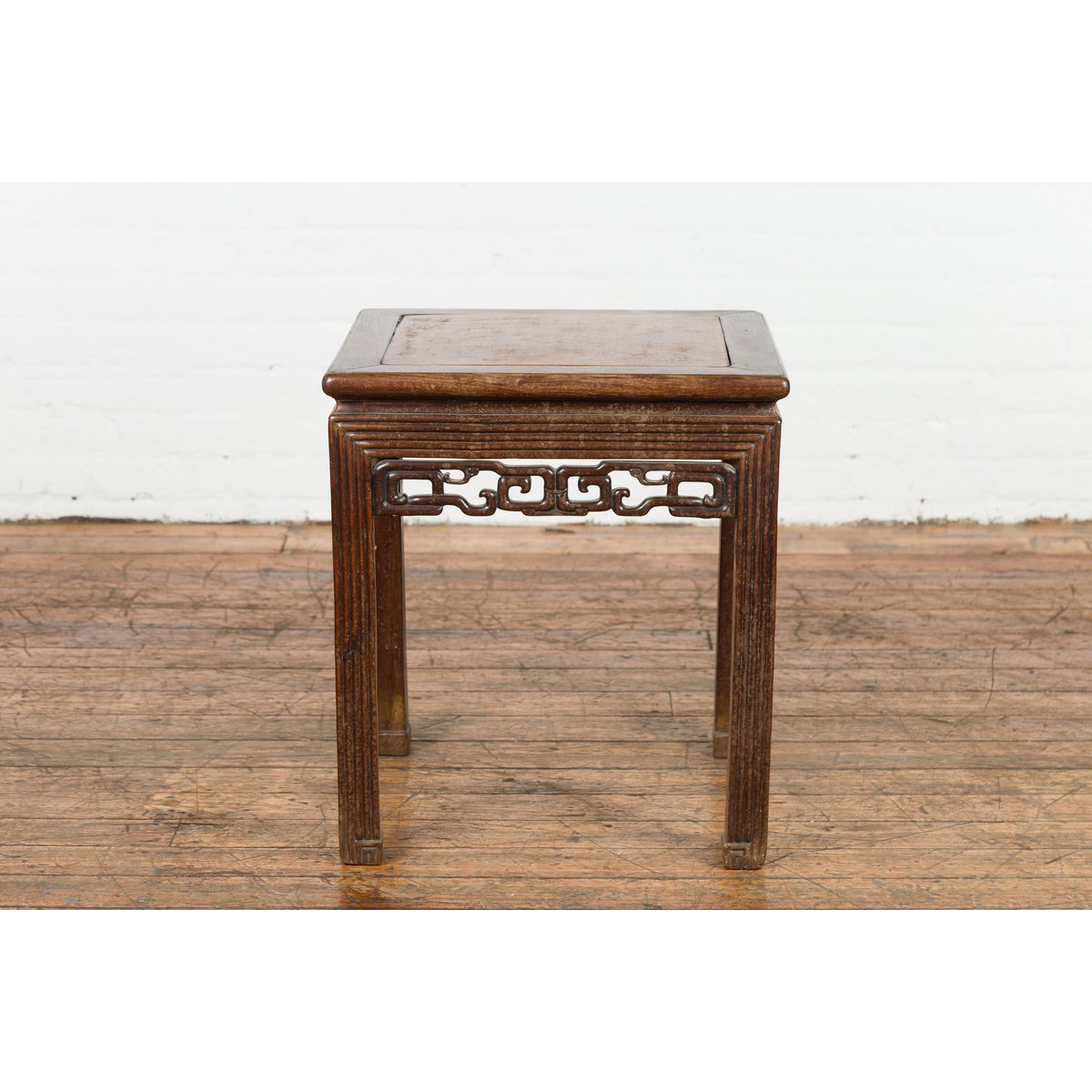 Square Chinese Antique Side Table-15. Asian & Chinese Furniture, Art, Antiques, Vintage Home Décor for sale at FEA Home