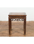 Square Chinese Antique Side Table-15. Asian & Chinese Furniture, Art, Antiques, Vintage Home Décor for sale at FEA Home