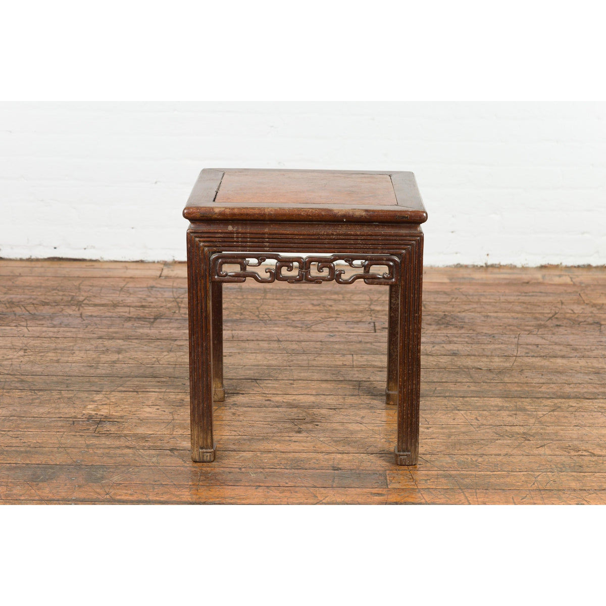 Square Chinese Antique Side Table-3. Asian & Chinese Furniture, Art, Antiques, Vintage Home Décor for sale at FEA Home