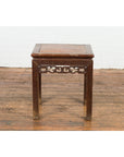 Square Chinese Antique Side Table-3. Asian & Chinese Furniture, Art, Antiques, Vintage Home Décor for sale at FEA Home