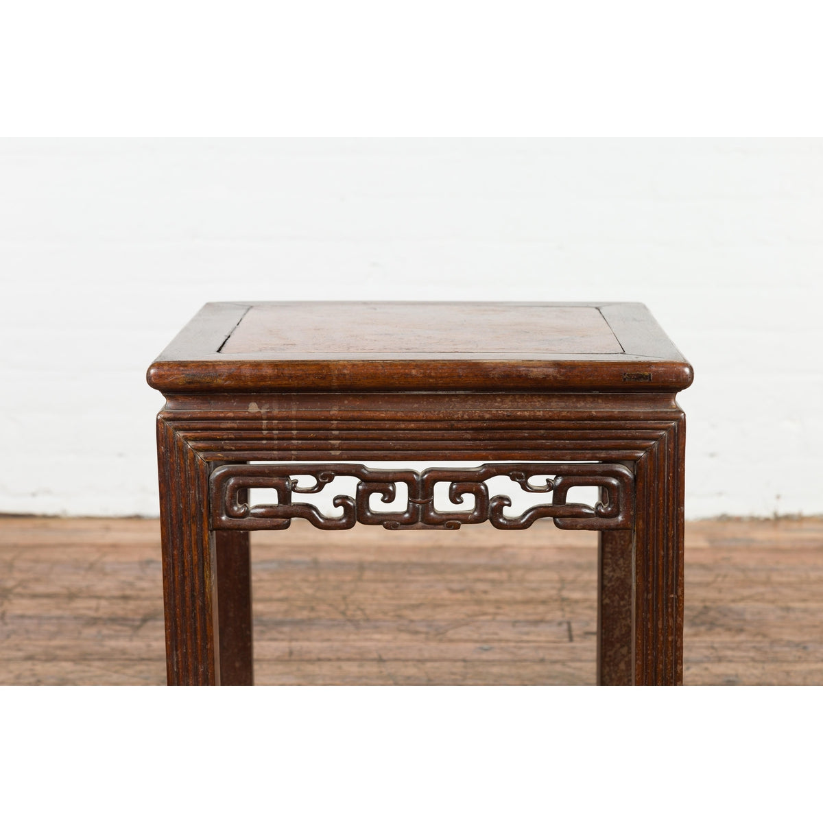 Square Chinese Antique Side Table-6. Asian & Chinese Furniture, Art, Antiques, Vintage Home Décor for sale at FEA Home