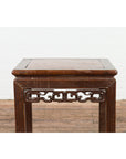 Square Chinese Antique Side Table-6. Asian & Chinese Furniture, Art, Antiques, Vintage Home Décor for sale at FEA Home