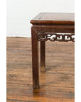 Square Chinese Antique Side Table-7. Asian & Chinese Furniture, Art, Antiques, Vintage Home Décor for sale at FEA Home