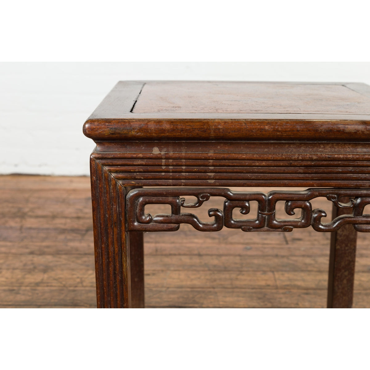 Square Chinese Antique Side Table-9. Asian & Chinese Furniture, Art, Antiques, Vintage Home Décor for sale at FEA Home
