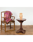 Small Antique Pedestal End Table with Round Top-3. Asian & Chinese Furniture, Art, Antiques, Vintage Home Décor for sale at FEA Home