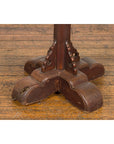 Small Antique Pedestal End Table with Round Top-9. Asian & Chinese Furniture, Art, Antiques, Vintage Home Décor for sale at FEA Home
