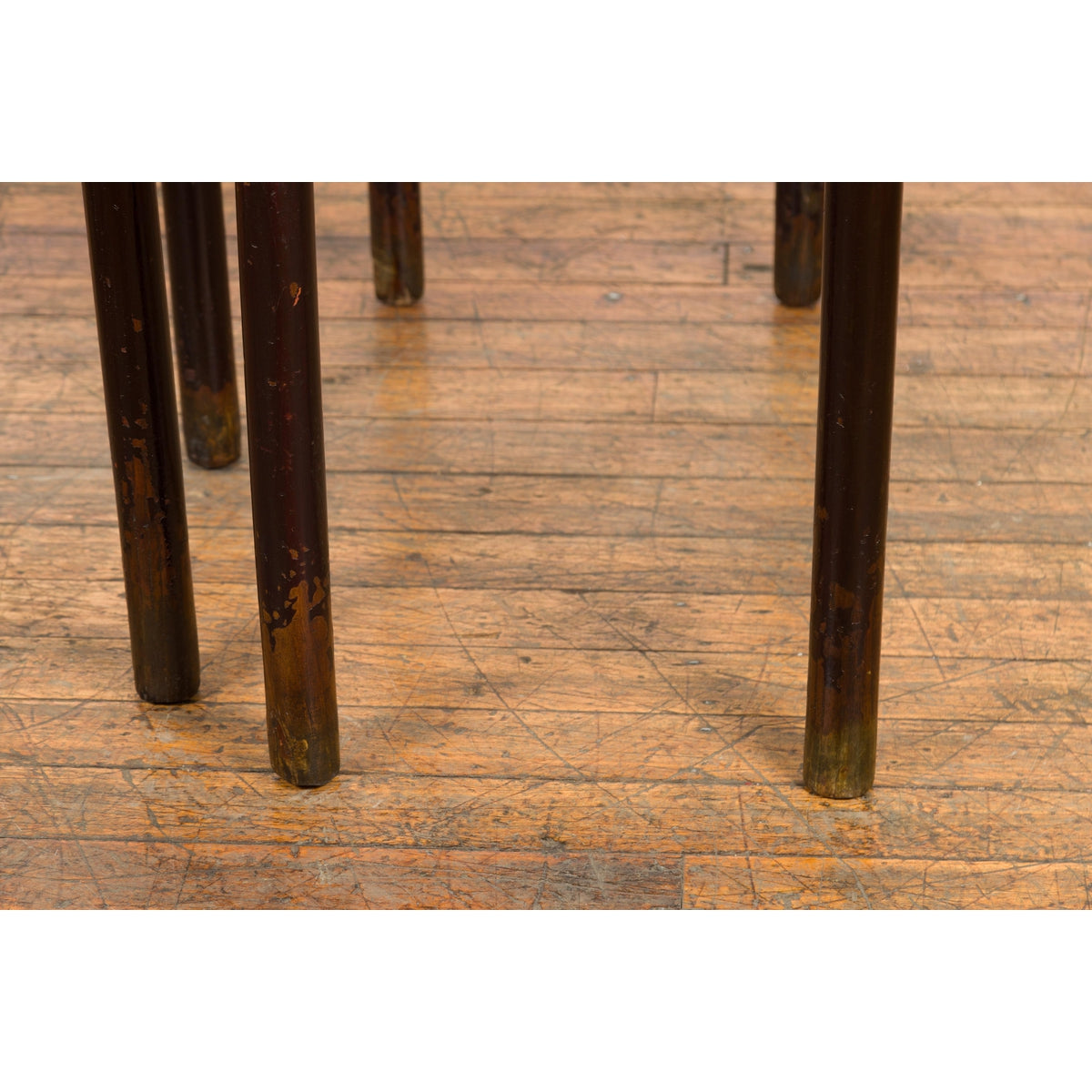Pair of Late Qing Dynasty Wine Console Tables with Black Brown Lacquer-14. Asian & Chinese Furniture, Art, Antiques, Vintage Home Décor for sale at FEA Home