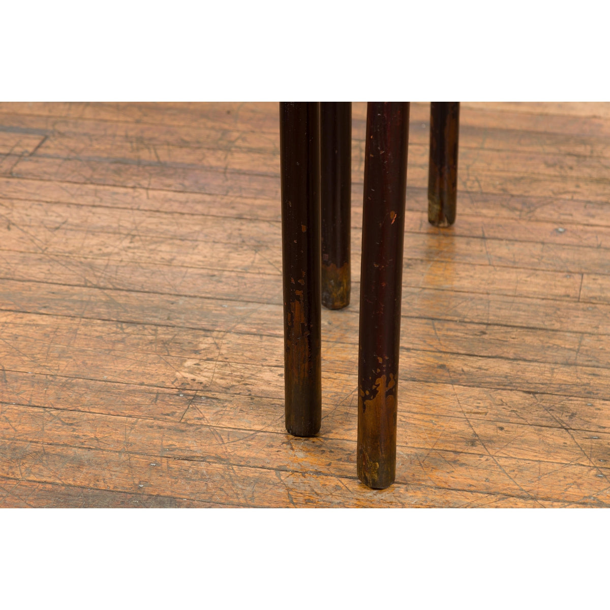 Pair of Late Qing Dynasty Wine Console Tables with Black Brown Lacquer-15. Asian & Chinese Furniture, Art, Antiques, Vintage Home Décor for sale at FEA Home
