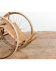 Vintage Wooden Wheelchair Prop, Light Patina-11. Asian & Chinese Furniture, Art, Antiques, Vintage Home Décor for sale at FEA Home