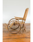 Vintage Wooden Wheelchair Prop, Light Patina-16. Asian & Chinese Furniture, Art, Antiques, Vintage Home Décor for sale at FEA Home