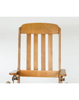 Vintage Wooden Wheelchair Prop, Light Patina-3. Asian & Chinese Furniture, Art, Antiques, Vintage Home Décor for sale at FEA Home