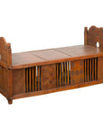 Antique Window Bench with Internal Storage-1. Asian & Chinese Furniture, Art, Antiques, Vintage Home Décor for sale at FEA Home