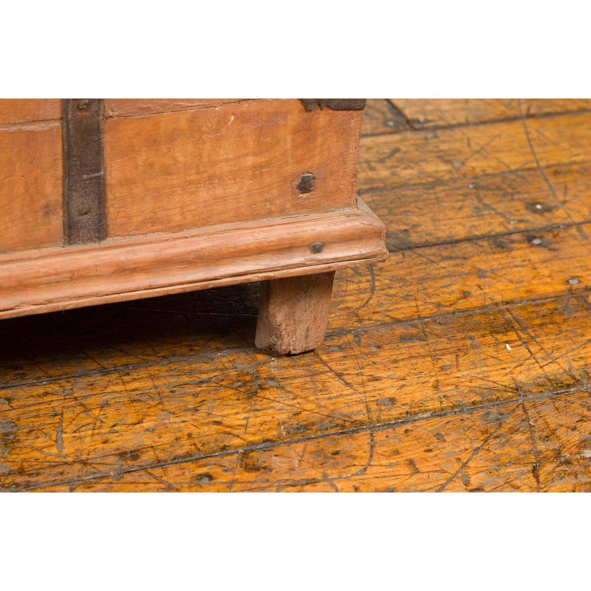 Light Brown Antique Storage Chest with Internal Compartment-10. Asian & Chinese Furniture, Art, Antiques, Vintage Home Décor for sale at FEA Home
