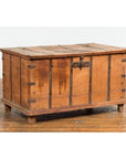 Light Brown Antique Storage Chest with Internal Compartment-15. Asian & Chinese Furniture, Art, Antiques, Vintage Home Décor for sale at FEA Home