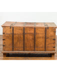 Light Brown Antique Storage Chest with Internal Compartment-17. Asian & Chinese Furniture, Art, Antiques, Vintage Home Décor for sale at FEA Home